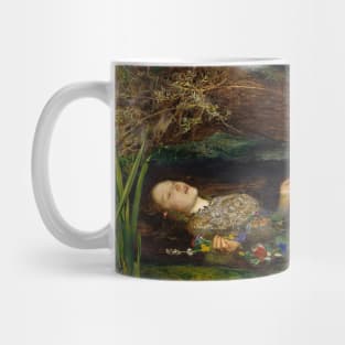 Ophelia Oil Painting by Sir John Everett Millais - Hamlet - Play Mug